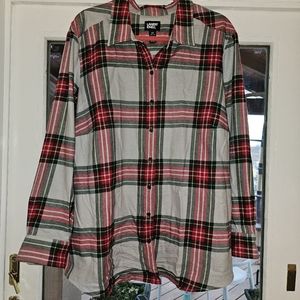 Lands End Christmas Holiday Shirt 2x